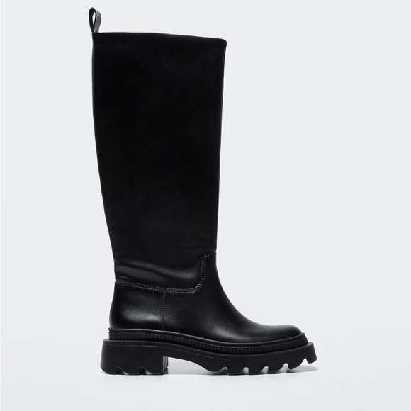 MANGO black chunky sole boots - Picture 7 of 15